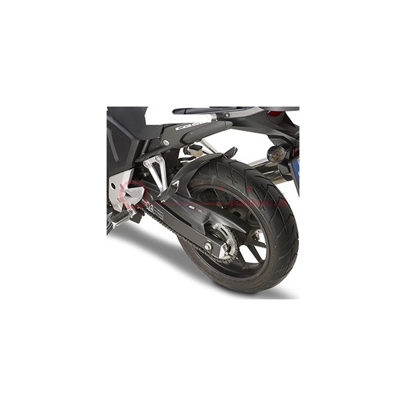 MG1121 Parafango posteriore in ABS nero per Honda CB 500 X dal 2013