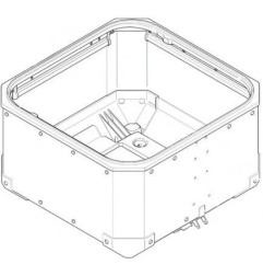 Givi ZOBKN58AFM Fondo montato Bauletto OBKN58A Trekker Outback Grigio