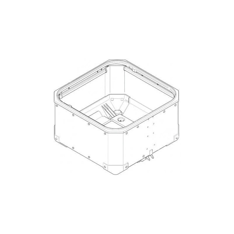 Givi ZOBKN42AFM Fondo montato Bauletto GIVI OBKN42A Trekker Outback