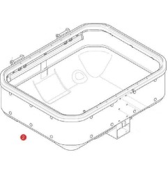 Givi Z7716-30R Fondo bauletto alluminio DLM30 Trekker Dolomiti