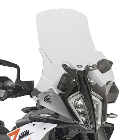 Cupolino alto trasparente Kappa KD7716ST per KTM 890 Adventure dal 2023