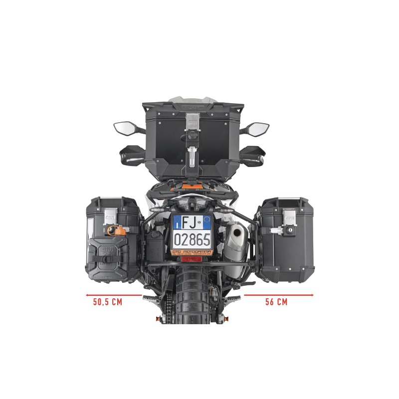 Givi PLO7717CAM Telaietti laterali portavaligie Cam-Side per KTM 890 SMT dal 2023