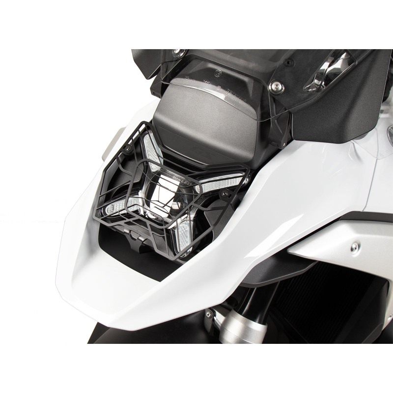 PSLER Griglia Parafaro Anteriore Decorativa In Alluminio Per Honda NC700X (2012-2018) E NC750X (2012-2019) - Colore Nero