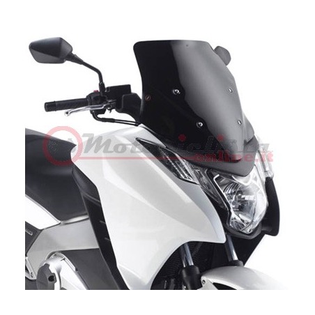 D1109B GIVI Parabrezza basso sportivo Nero Lucido per Honda Integra 750 2016