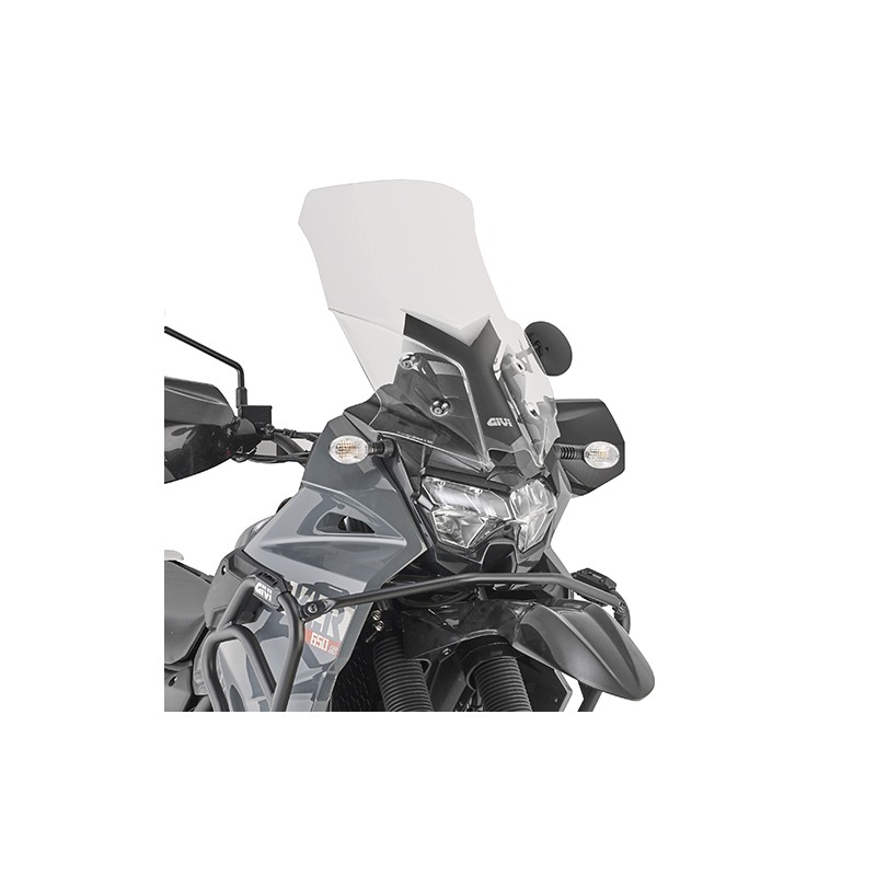 Givi D4133ST Cupolino alto trasparente per moto Kawasaki KLR 650 S 2023