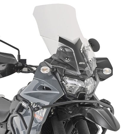 Givi D4133ST Cupolino alto trasparente per moto Kawasaki KLR 650 S 2023