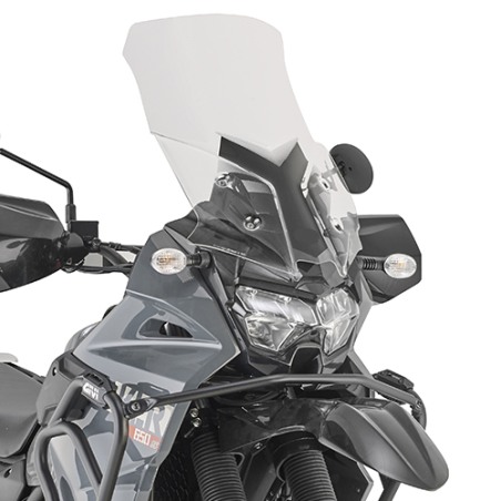 Kappa KD4133ST Cupolino alto trasparente per moto Kawasaki KLR 650 S 2023