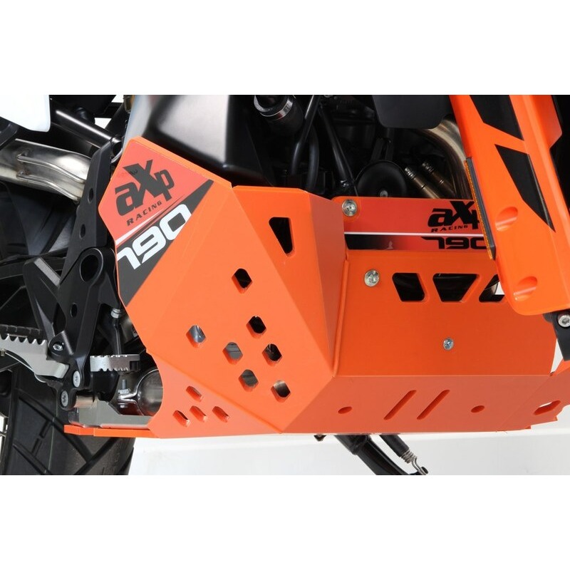 Copricarter Enduro in plastica da 8 mm Arancione AXP AX1560 per KTM 790/890 Adventure