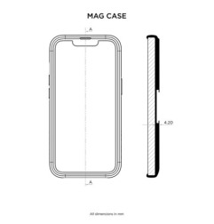 Quad Lock QMC-GS22P Custodia per telefono Mag - Samsung Galaxy S22+