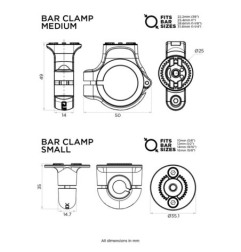 Quad Lock QLP-360-BCM Base morsetto 360 - Medium