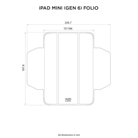Quad Lock QLF-IPD6 Folio - iPad Mini (6a generazione)