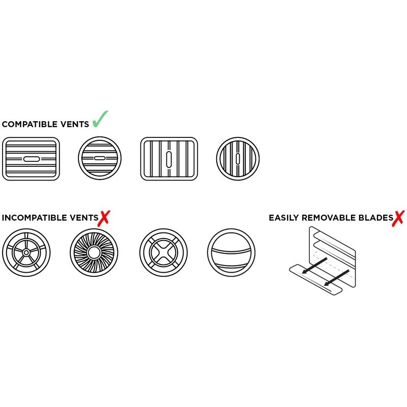 Supporto A Clip Per Radio Portatile Per Bocchetta D'Aria Auto, Compatibile Con Baofeng, Motorola, Midland, Yaesu, Icom