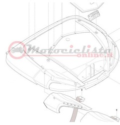 ZV56CNNTM Ricambi Bauletto GIVI V56NNT MAXIA - Coperchio V56NNT montato