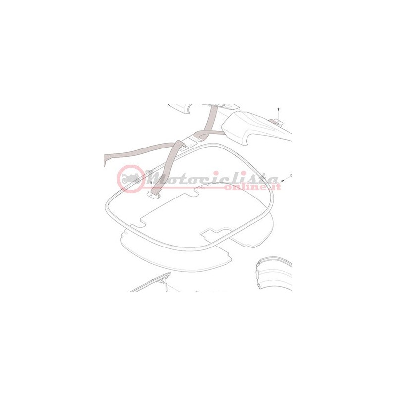 Givi Z795R180 Guarnizione chiusura per bauletto V58 Maxia 5