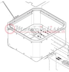 Givi ZOBKN58AFM Fondo montato Bauletto OBKN58A Trekker Outback Grigio