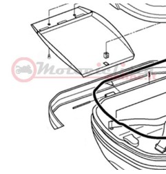 Givi Z734SET Fascione centrale e laterali Bauletto posteriore V46