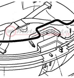 Z737N Ricambi Bauletto GIVI V46 - V46 TECH Maniglia riportata