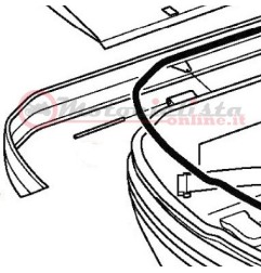 Givi Z637R Spinetta corta gruppo serratura V46, E450, E470