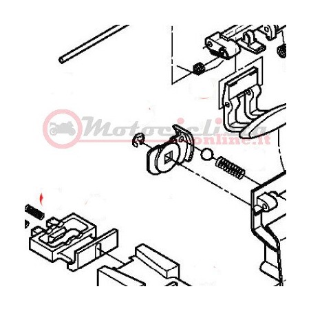 Givi Z4513R piastrina sottoserratura per chiavi Security Lock