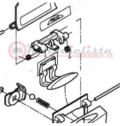 Givi Z647R Molla a torsione per serratura bauletto