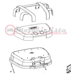 Givi ZTRK52CNM Coperchio Bauletto Trekker TRK52N