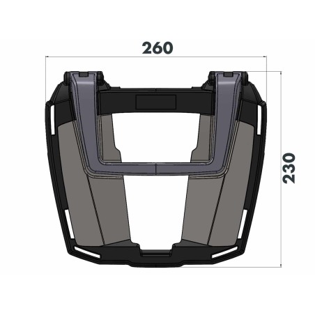 Portapacchi Easyrack Hepco Becker 6619545 01 05 per Honda CB500 Hornet dal 2024