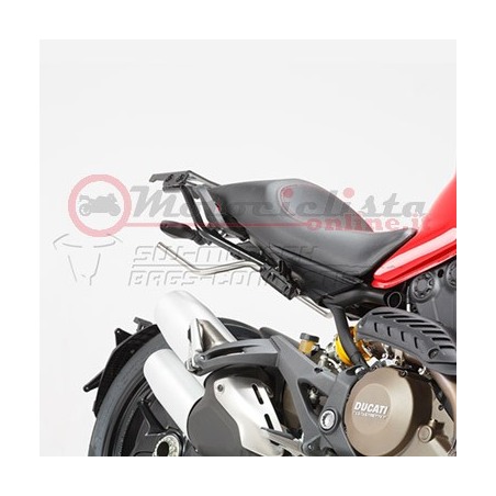 BC.HTA.22.740.10400/B Kit Borse Laterali + Telaietto sgancio rapido SW_Motech per DUCATI Monster 821 e 1200 e Monster 821 2014