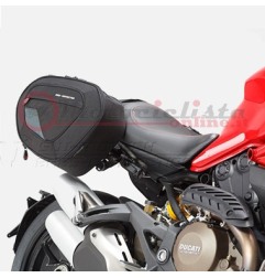 BC.HTA.22.740.10400/B Kit Borse Laterali + Telaietto sgancio rapido SW_Motech per DUCATI Monster 821 e 1200 e Monster 821 2014