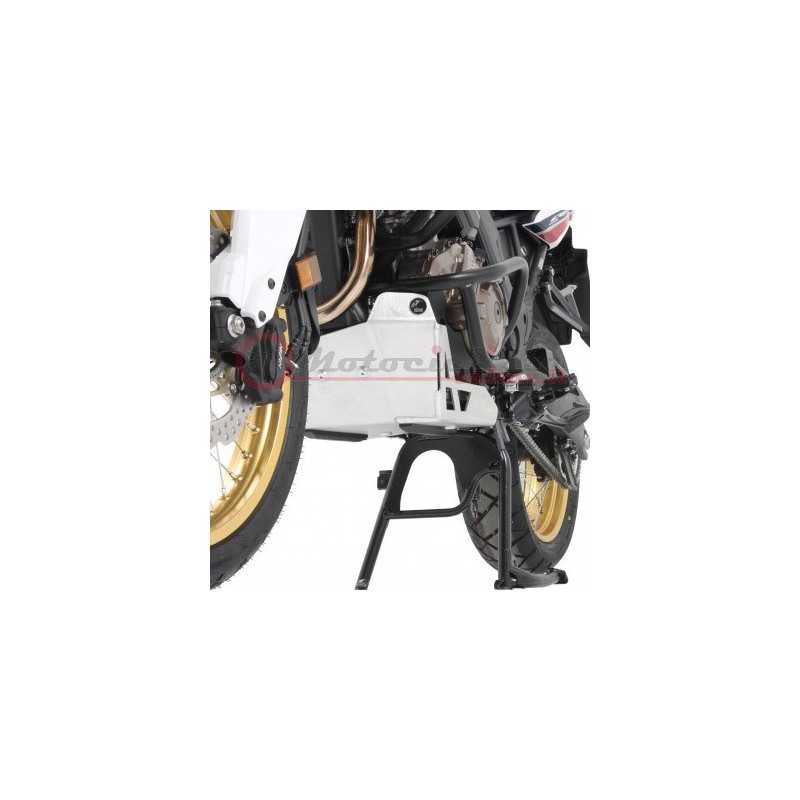 810994 00 12 Piastra paramotore Hepco & Becker in alluminio Silver per Honda CRF 1000 L Africa Twin