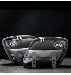 Bags&Bike CBPBON Coppia Borse Laterali Perfect Per Triumph Bonneville Con Porta Pacchi