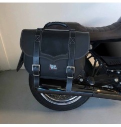 Bags&Bike CLASSIC-01-N Coppia Di Borse Laterali Modello Classic Nera Per Moto Guzzi V7 2021