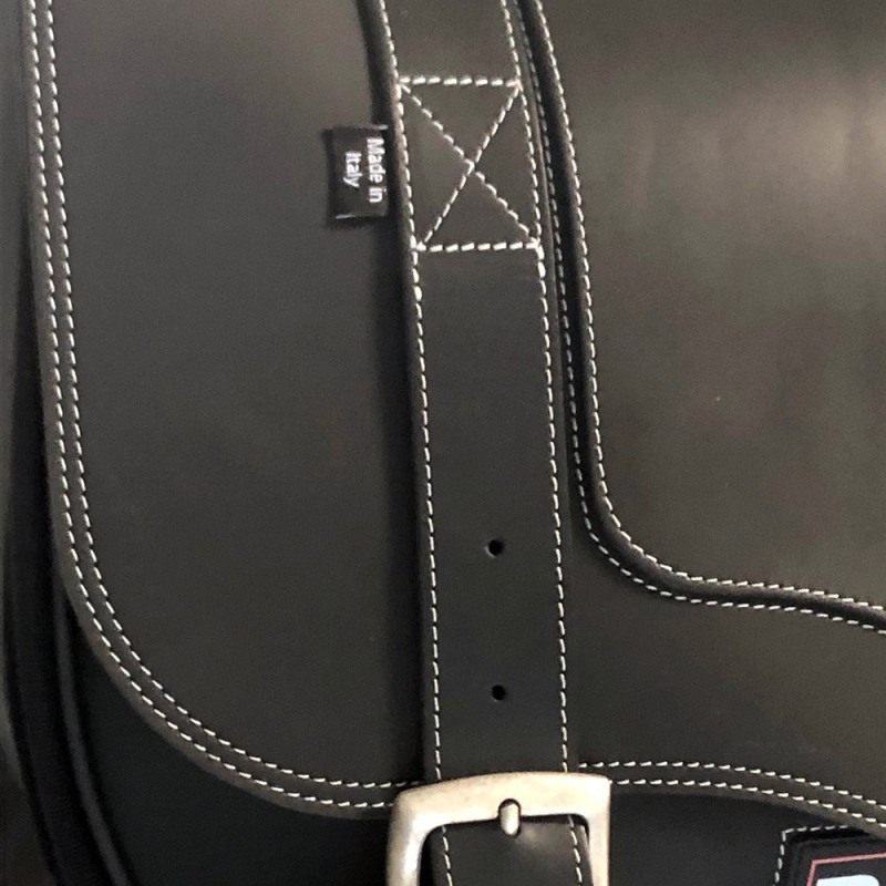 Bags&Bike Borse Laterali Classic Nera Per Moto Guzzi V7 850 Special