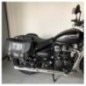 Bags&Bike CLASSIC/N/MET Coppia Di Borse Laterali Modello Classic Nera Per Meteor 350 Royal Enfield