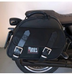 Bags&Bike EXPLORER 1 Coppia Di Borse Laterali Modello Explorer Nera Per Moto Guzzi V7 2021