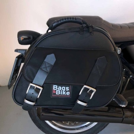 Bags&Bike EXPLORER 1 Coppia Di Borse Laterali Modello Explorer Nera Per Moto Guzzi V7 2021