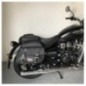 Bags&Bike EXPLORER/N/MET Coppia Di Borse Laterali Modello Explorer Nera Per Meteor 350 Royal Enfield