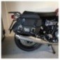 Bags&Bike EXPLORER/N/MET-1 Coppia Di Borse Laterali Modello Explorer Nera Per  Royal Enfield Interceptor E Continental