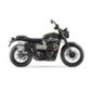 Bags&Bike SAHARA/G/T9 Borsa Laterale Sx Modello Sahara In Canvas Grigia Per Triumph Street Scrambler 900