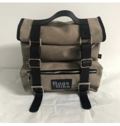 Bags&Bike SAHARA/G/V7/01 Coppia Di Borse Laterali Modello Sahara In Canvas Grigio Per Moto Guzzi V7 2021