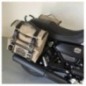 Bags&Bike SAHARA/G/V7/01-C Coppia Di Borse Laterali Modello Sahara Centenario In Canvas Grigio Per Moto Guzzi V7 2021