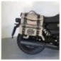 Bags&Bike SAHARA/G/V7/01-C Coppia Di Borse Laterali Modello Sahara Centenario In Canvas Grigio Per Moto Guzzi V7 2021