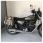 Bags&Bike SAHARA/G/V7/BR Coppia Di Borse Laterali Modello Sahara In Canvas Grigio Per Moto Guzzi Roamer