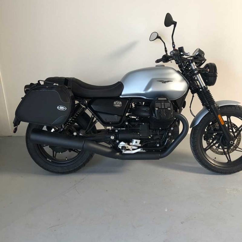 Bags&Bike SCRAMBLERMTGZ/V7/2021 Coppia Di Borse Laterali Modello Scrambler Per Moto Guzzi V7 2021