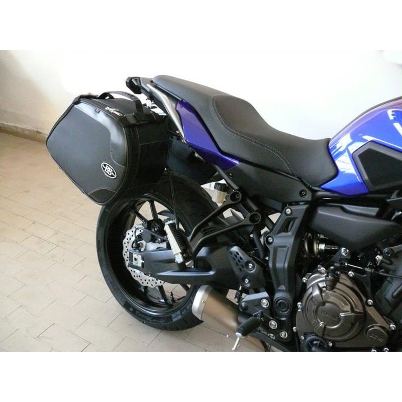 GZYF Borse Interne Laterali In Nylon Per Yamaha Tracer 9 E Tracer 900/GT (2020+) | 2 Pezzi Blu - 2