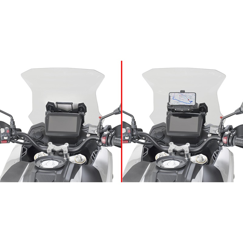 Traversino porta cellulare Givi FB9257 per Voge Valico 525 DSX dal 2023