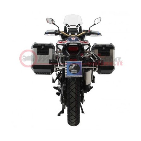 651994 00 22-00-40 Set Valigie e telaio portavaligie laterali Hepco & Becker Xplorer Honda CRF 1000L Africa Twin 2016