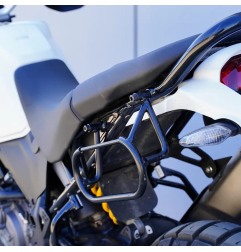 Bags & Bike TLS-DSX Telaio sinistro borsa laterali per moto Ducati Desert X