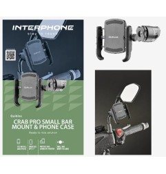 Interphone Quiklox Crab Porta cellulare per specchietto moto o scooter
