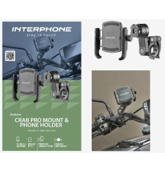 Interphone Quiklox Crab Mount Phone Holder Supporto cellulare