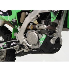 AXP AX1675 Paracoppa Kawasaki KX250 / KX250X con protezione leveraggio (2021 - 2024) - Nero